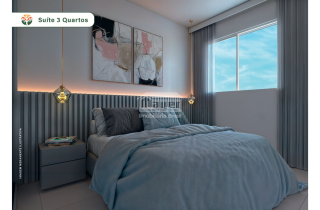 Residence Club Jardim das Oliveiras | Apartamentos Terreo 3 quartos, sendo 01 suíte | 56m² | Em 2 Carneiros