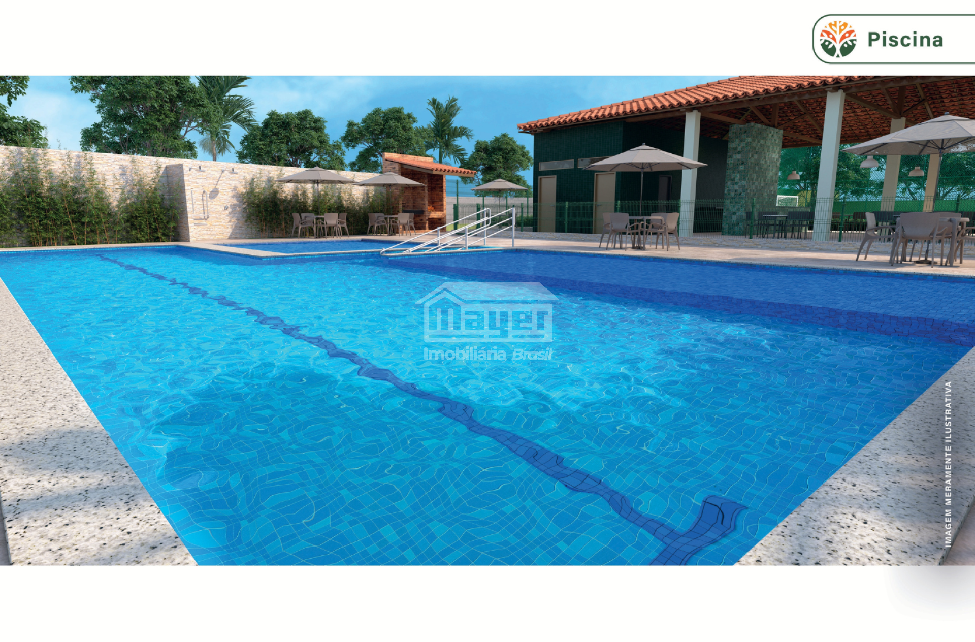 Residence Club Jardim das Oliveiras | Apartamentos Tipo 3 quartos, sendo 01 suíte | 54,48m² | Em 2 Carneiros