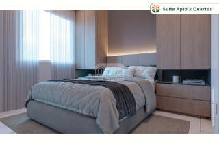 Residence Club Jardim das Oliveiras | Apartamentos Tipo 3 quartos, sendo 01 suíte | 54,48m² | Em 2 Carneiros