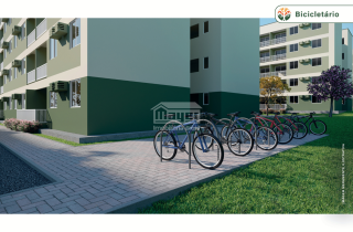 Residence Club Jardim das Oliveiras | Apartamentos Tipo 3 quartos, sendo 01 suíte | 54,48m² | Em 2 Carneiros  | FASE I