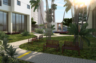 Luar do Parque | Apartamento 3 quartos sendo 1 suite | 63m² | Lazer completo | 