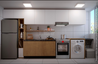 Residencial Garden | Apartamento 2 quartos sendo 1 suite | 50m² | Lazer completo | Quase Pronto