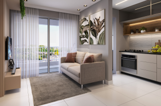 Janga Garden | Apartamento de 2 quartos | 42,82m² | Lazer completo | ao lado da av MANEP[A - JANGA|