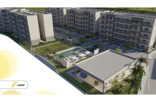 Bosque das Acácias | Apartamento de 2 quartos sem varanda | 38m² | Área de lazer completa