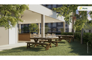 Bosque das Acacias | Apartamento de 2 quartos com varanda | 41m² | 2 Carneiros | area de Lazer Completa