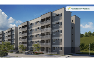 Bosque das Acacias | Apartamento Terreo Garden 2 quartos com varanda | 49,57m² | 2 Carneiros | Area de Lazer Completa