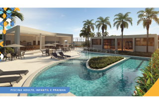 Candeias Life Club | Apto 2 quartos sendo 1 suite | 44m² | Área de Lazer Completa