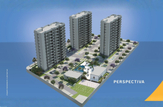 Candeias Life Club | Apto 2 quartos sendo 1 suite | 44m² | Área de Lazer Completa