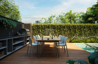 Porto Setubal | Apto de 2 quartos sendo 1 suite | 56,23m² | Design Moderno | lazer Completo