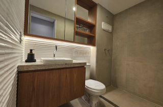 Porto Setubal | Apto de 2 quartos sendo 1 suite | 56,23m² | Design Moderno | lazer Completo