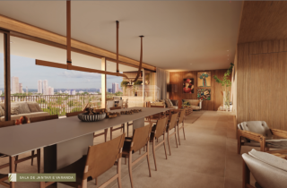 Villa Ninita | apto de 4 quartos sendo 3 suites | 163,87m² | Poço da Panela | Lazer completo |