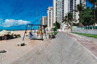 Terrazza Beira Mar | Apto 3 quartos sendo 3 suites | 107,88m² | Orla de Piedade | Lqazer completo