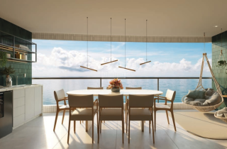 Terrazza Beira Mar | Apto 3 quartos sendo 3 suites | 107,88m² | Orla de Piedade | Lqazer completo