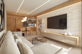 Terrazza Beira Mar | Apto 4 quartos sendo 2 suites | 140,03m² | Orla de Piedade | Lqazer completo