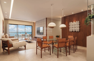 Terrazza Beira Mar | Apto 4 quartos sendo 2 suites | 140,03m² | Orla de Piedade | Lqazer completo