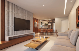 Terrazza Beira Mar | Apto 4 quartos sendo 2 suites | 140,03m² | Orla de Piedade | Lqazer completo