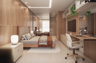 Terrazza Beira Mar | Apto 4 quartos sendo 2 suites | 140,03m² | Orla de Piedade | Lqazer completo