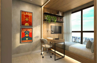 Parc College | Apto 3 quartos sendo 1 suíte | 61,76m² | Boa Viagem | Lazer Completo | No meio de 3 ótimos colégios