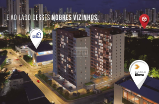 Parc College | Apto 3 quartos sendo 1 suíte | 61,76m² | Boa Viagem | Lazer Completo | No meio de 3 ótimos colégios