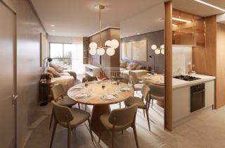 Time Square Residence | 2 quartos sendo 1 suite frente Sul | 48m² | Boa Viagem | a 50 metros do mar