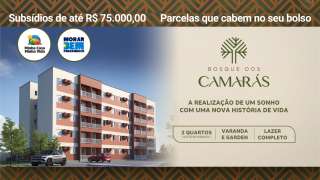 Apartamento 2 quartos com suite reversível | Varanda | 41m² | Térreo e Tipo | lazer completo | Na Planta