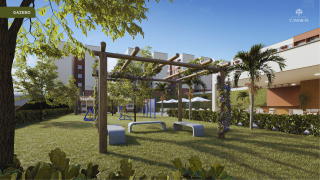 Apartamento 2 quartos com suite reversível | Varanda | 41m² | Térreo e Tipo | lazer completo | Na Planta