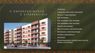 Apto 2 quartos, suite canadense | Varanda com garden | 49,57m² | Camaragibe | Lazer Completo