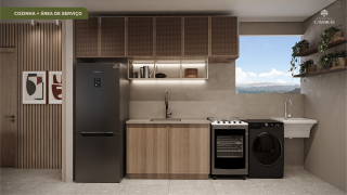 Apto 2 quartos, suite canadense | Varanda com garden | 49,57m² | Camaragibe | Lazer Completo