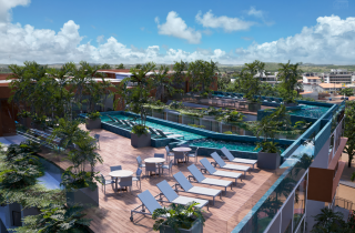 Studio no Atlantis Garden | 21m² | Porto de Galinhas | Lazer completo