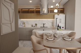 ISA MELO | 3 Quartos sendo 2 suites | Ilha do Retiro | 62,23 m² | Área de Lazer Completa