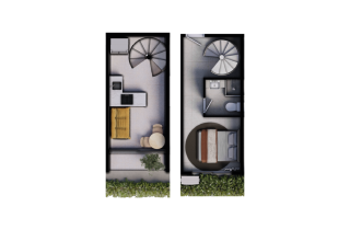 PALM GARDEN | STUDIO DUPLEX | 34,23m² | 1 QUARTO | VARANDA | ÁREA DE LAZER | PORTO DE GALINHAS