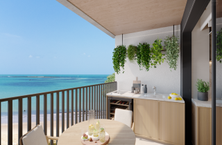 Tao Garden | Studio Tipo | 20,87 m² | Varanda Gourmet | Área de Lazer Completa | Tamandaré