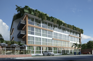 NOAH STUDIO TÉRREO GARDEN | 22,5m² | DECK | PISCINA PRIVATIVA | ÁREA DE LAZER | PRAIA DE CUPE