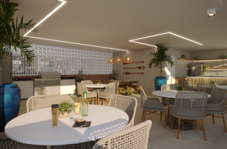 NOAH STUDIO TÉRREO COM PISCINA PRIVATIVA | 26,15m² | ÁREA DE LAZER | PRAIA DE CUPE