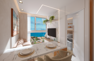 NOAH STUDIO TÉRREO COM PISCINA PRIVATIVA | 26,15m² | ÁREA DE LAZER | PRAIA DE CUPE