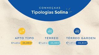 Solina | Studios Tipo | 24,84m² | Praia dos Carneiros ao lado do Acquavetura Park | 
