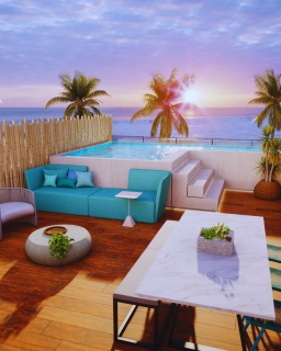 Naturê Eco Residênca | Studio 30,27m² | Tipo resort | Praia de Muro Alto | Lazer completo