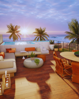 Naturê Eco Residênca | Studio 30,27m² | Tipo resort | Praia de Muro Alto | Lazer completo