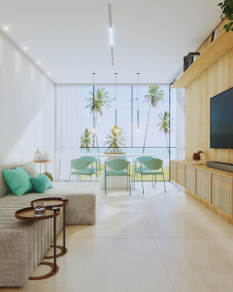 Naturê Eco Residênca | Studio 30,27m² | Tipo resort | Praia de Muro Alto | Lazer completo
