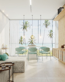 Naturê Eco Residênca | Studio 30,27m² | Tipo resort | Praia de Muro Alto | Lazer completo