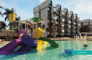 Costa do Mar | apto 2 quartos Térreo com Garden | 72m² | Praia dos Carneiros |Serviços de Resort | Lazer Completo