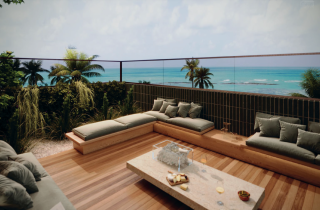 Studio Duplex loft | Alameda Anselmo Beach Residense | 49,56m² | Praia de Campas | Em Construção | Lazer na Cobertura