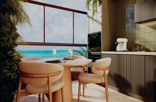Studio Tipo | Alameda Anselmo Beach | 27,91m² | Praia de Campas | em Construção | Lazer na Cobertura