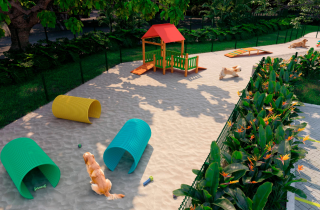 MY BEACH EXPERIENCE| Térreo  2 quartos com suíte | Muro Alto