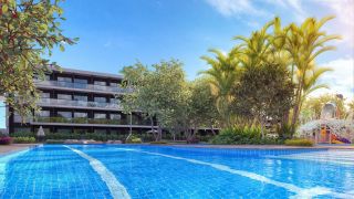 MAKAI ACQUA RESORT | 1 QUARTOS COM SALA INTEGRADA| VARANDA | 1 WC | MURO ALTO 