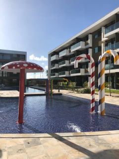MANA BEACH EXPERIENCE | 2 Quartos 1 sendo com Suíte | Varanda | Área de Lazer Completa | Muro Alto