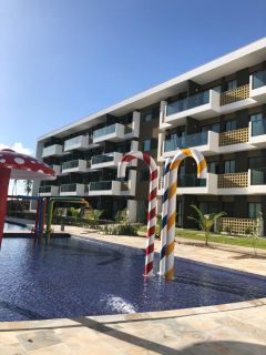MANA BEACH EXPERIENCE | 2 Quartos 1 sendo com Suíte | Varanda | Área de Lazer Completa | Muro Alto