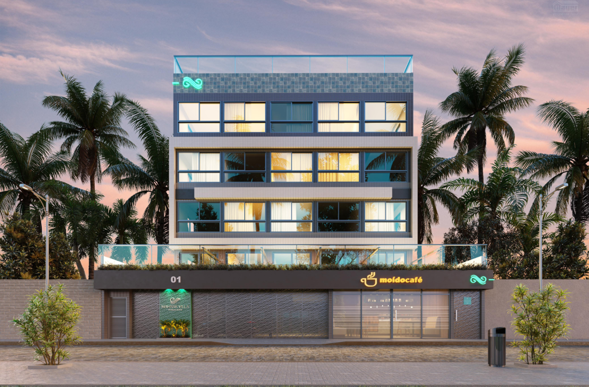 MAHRAK VILLA MARACAÍPE | STUDIO | 22,84m² | ÁREA DE LAZER | MARACAÍPE|
