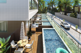 MAHRAK VILLA MARACAÍPE | STUDIO | 22,84m² | ÁREA DE LAZER | MARACAÍPE|