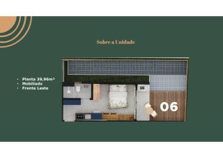 MAKANI BEACH FLAT | STUDIO COM SALA INTEGRADA | PISCINA PRIVADA COM DECK| 39,96m² | PRAIA DE CAMPAS | TAMANDARÉ 